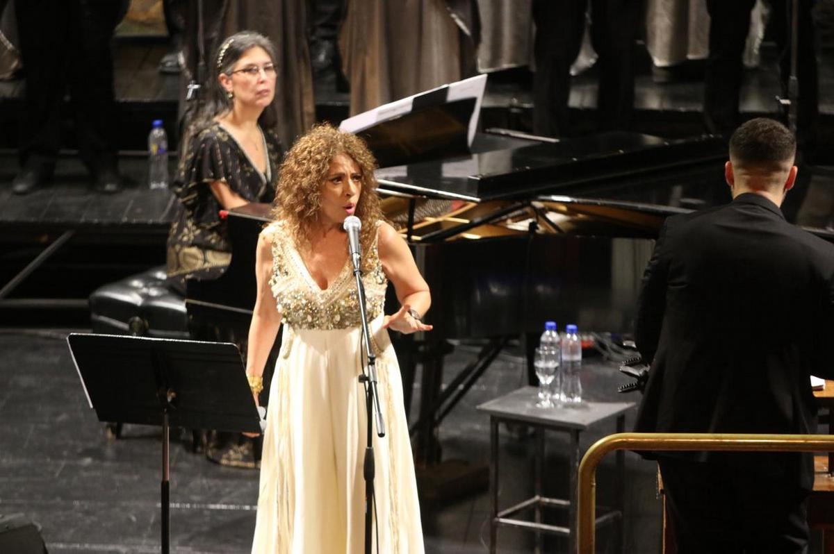 Patricia Sosa en un emocionante concierto en el Libertador. (Daniel Cáceres/C3).