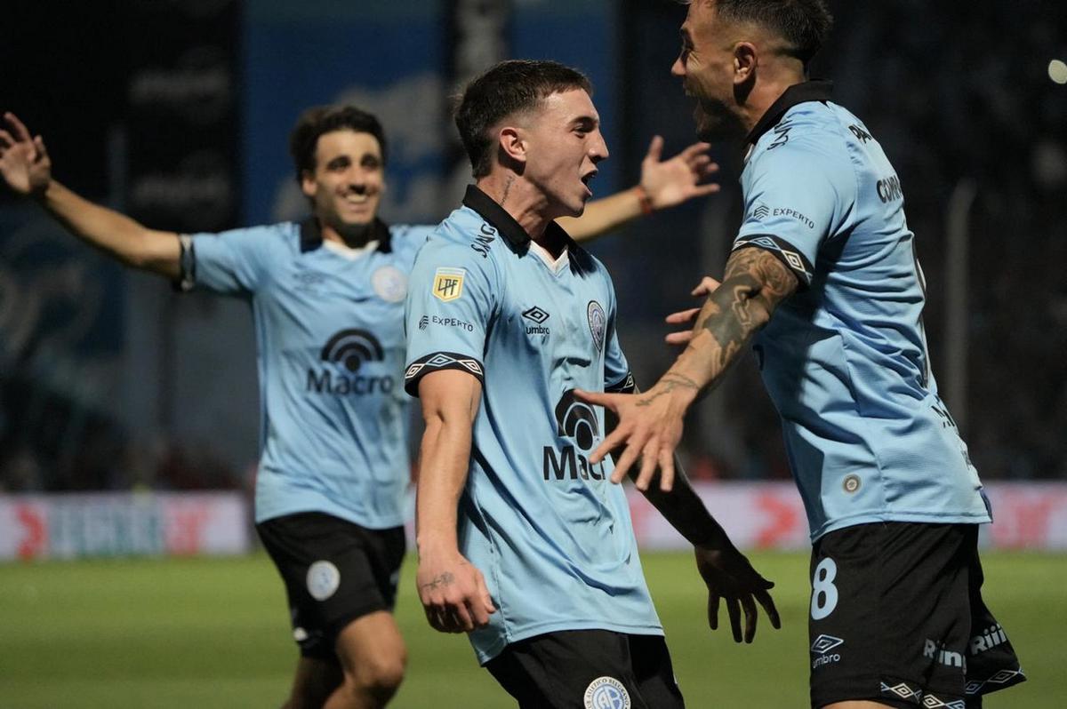 FOTO: Jeremías Lucco grita con alma y vida su gol.