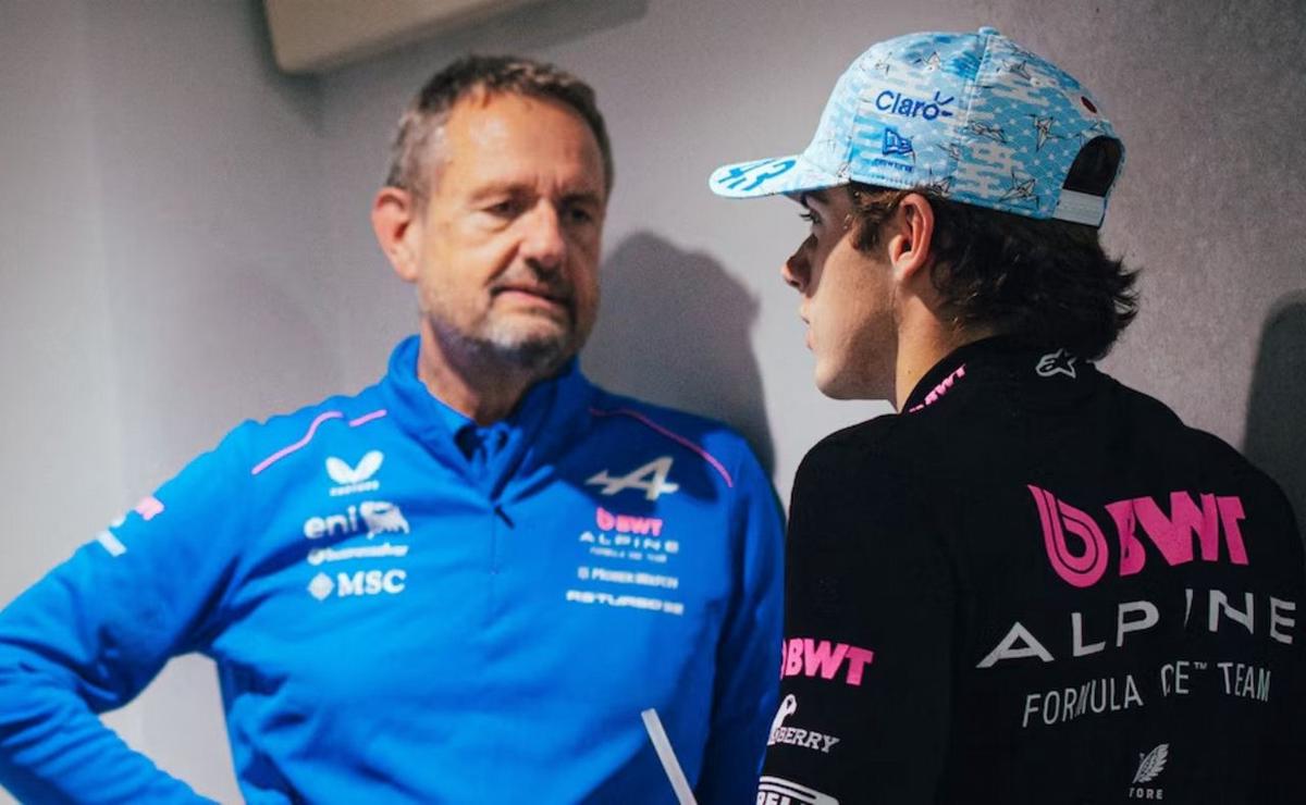 Steve Nielsen y Franco Colapinto. (Foto: Alpine).