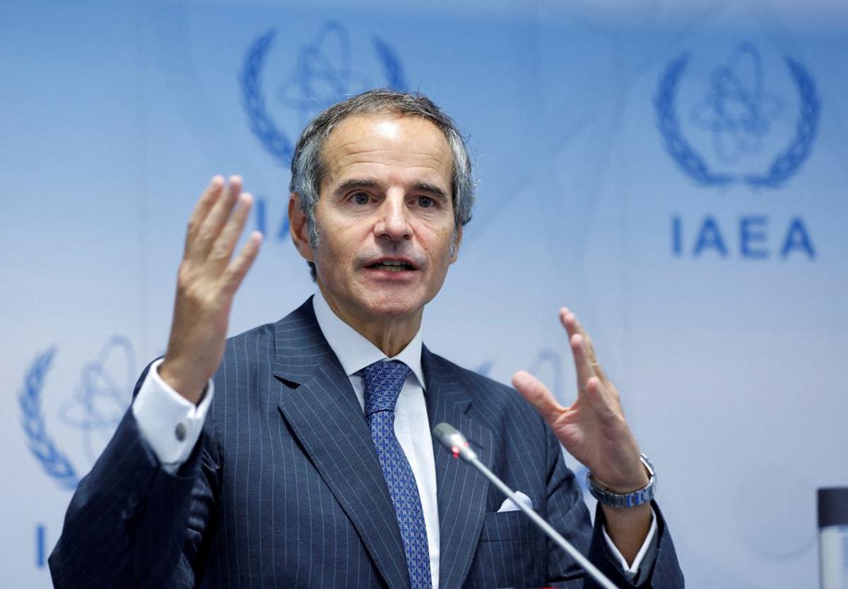 El titular del Organismo Internacional de Energía Atómica, Rafael Grossi.