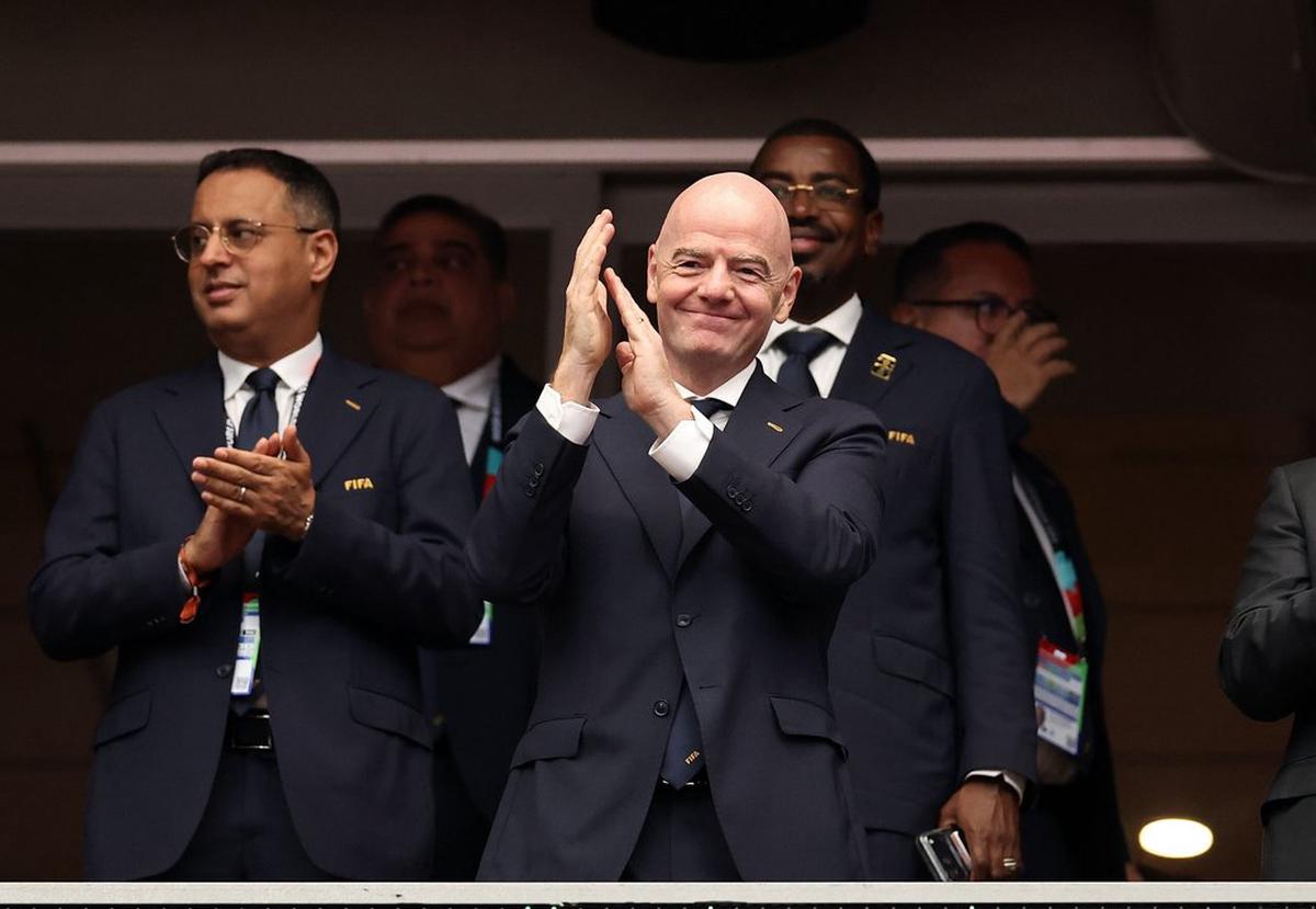 El presidente de la FIFA, Gianni Infantino.