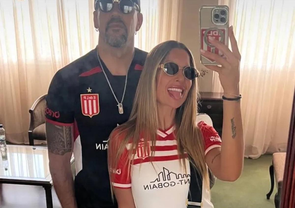La foto que publicó la esposa de Juan Sebastián Verón. Foto: Agencia NA (redes).