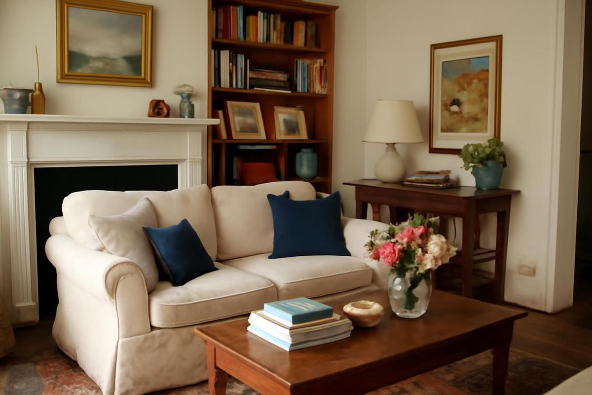 Estilo acogedor de las casas de Nancy Meyers