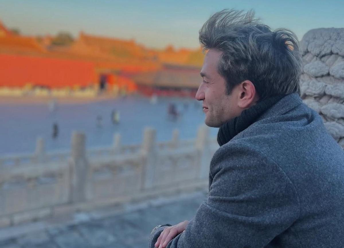 Gonzalo Fiore Viani en la Ciudad Prohibida de Beijing.