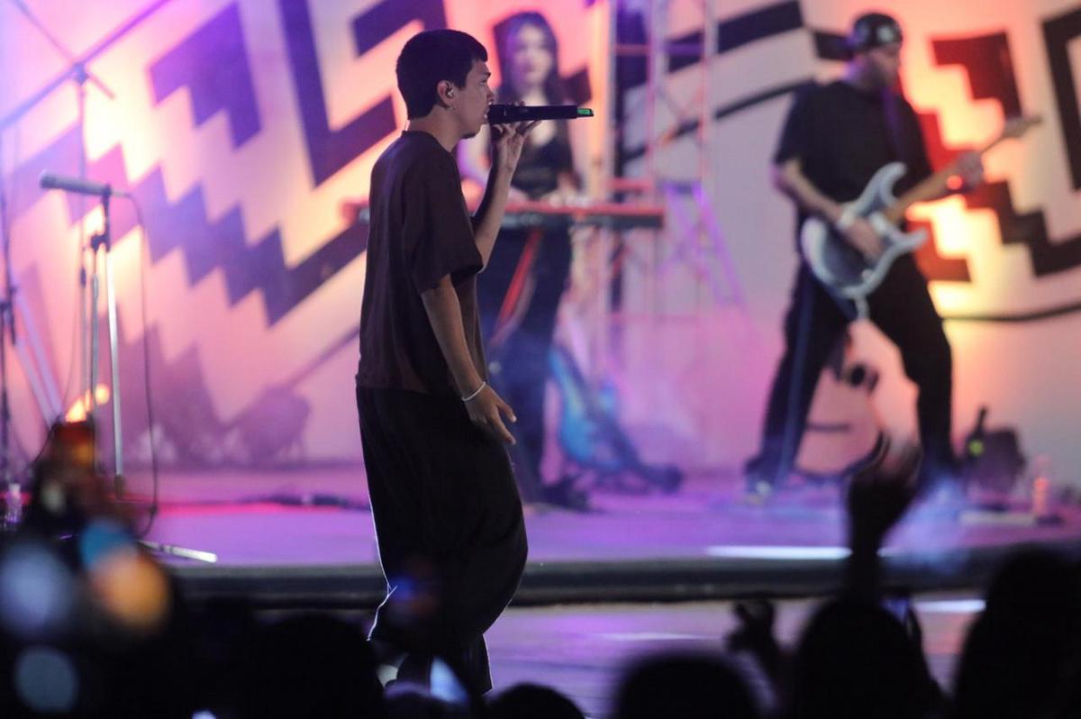 Milo J brilló en la plaza Próspero Molina. (Foto: Daniel Cáceres)