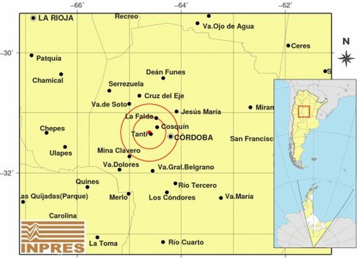 FOTO: Otro sismo se sintió en Córdoba.