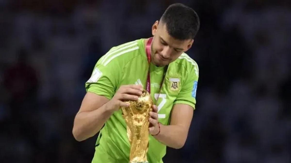 Gerónimo Rulli, campeón del mundo, actualmente en el Olympique de Marsella de Francia.
