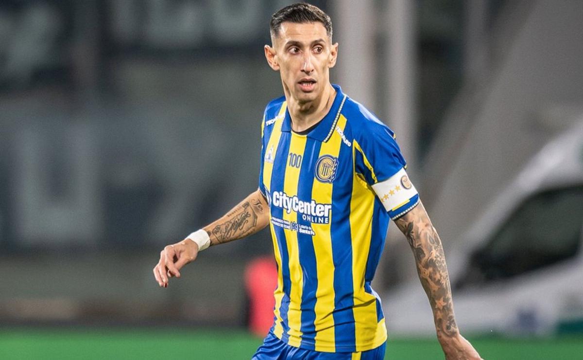 Ángel Di María, jugador de Rosario Central.