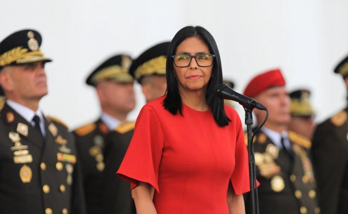 Delcy Rodríguez, actual mandataria de Venezuela.