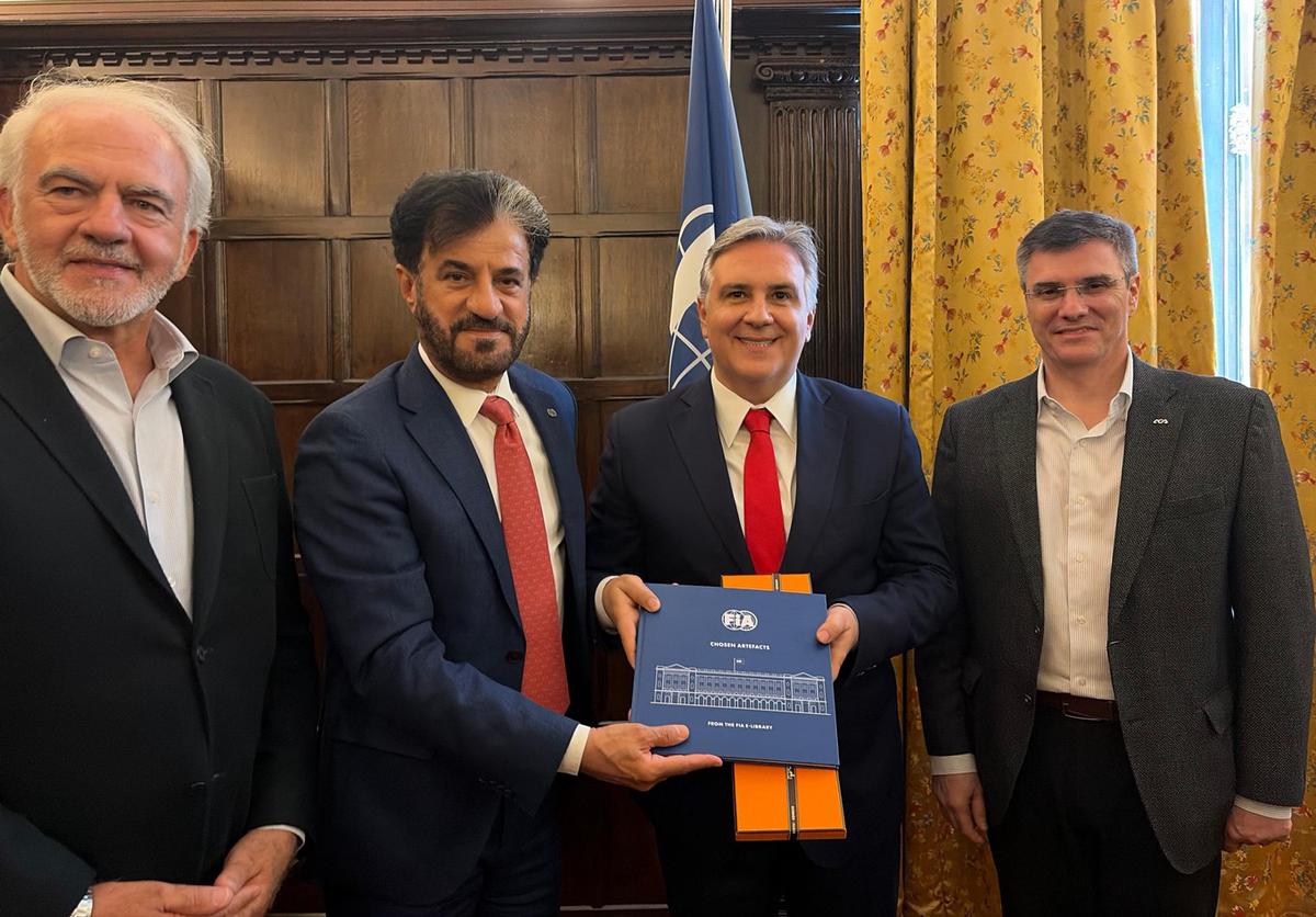 Llaryora mantuvo un encuentro con Mohammed Ben Sulayem en Buenos Aires.