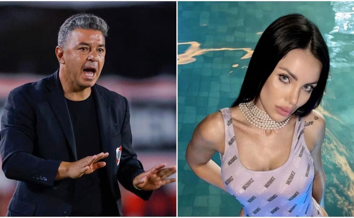 Marcelo Gallardo y Eliana Díaz.