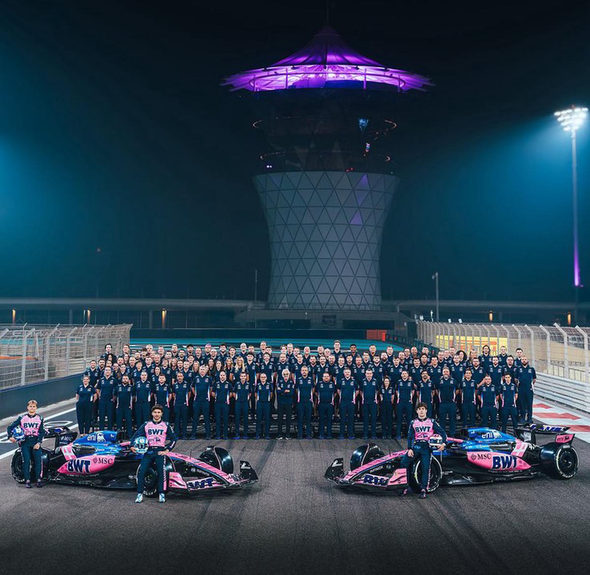 Alpine presentará el A526 en un crucero en Barcelona. Foto: Agencia NA (@AlpineF1Team)