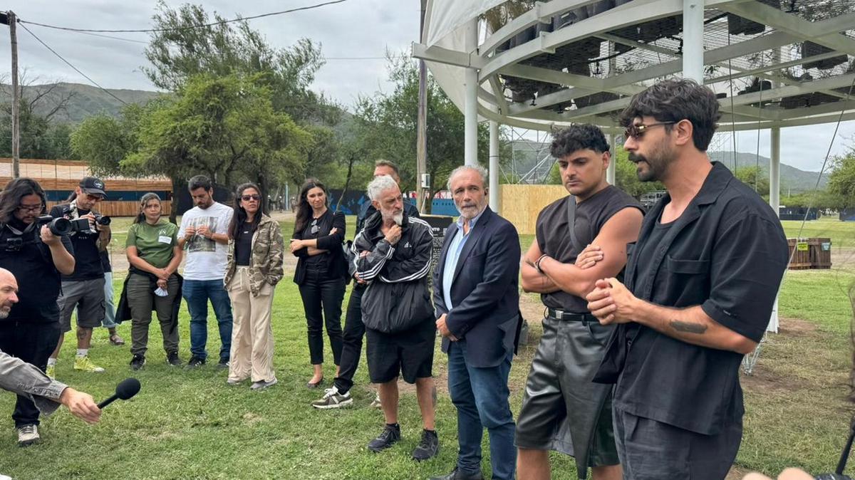 Cosquín Rock ya tiene su obra de arte monumental.