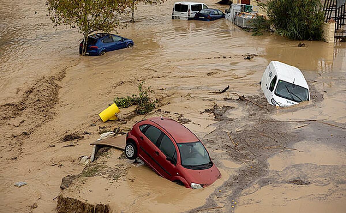 FOTO: Desastre en Valencia por las inundaciones. (Foto: NA/redes)