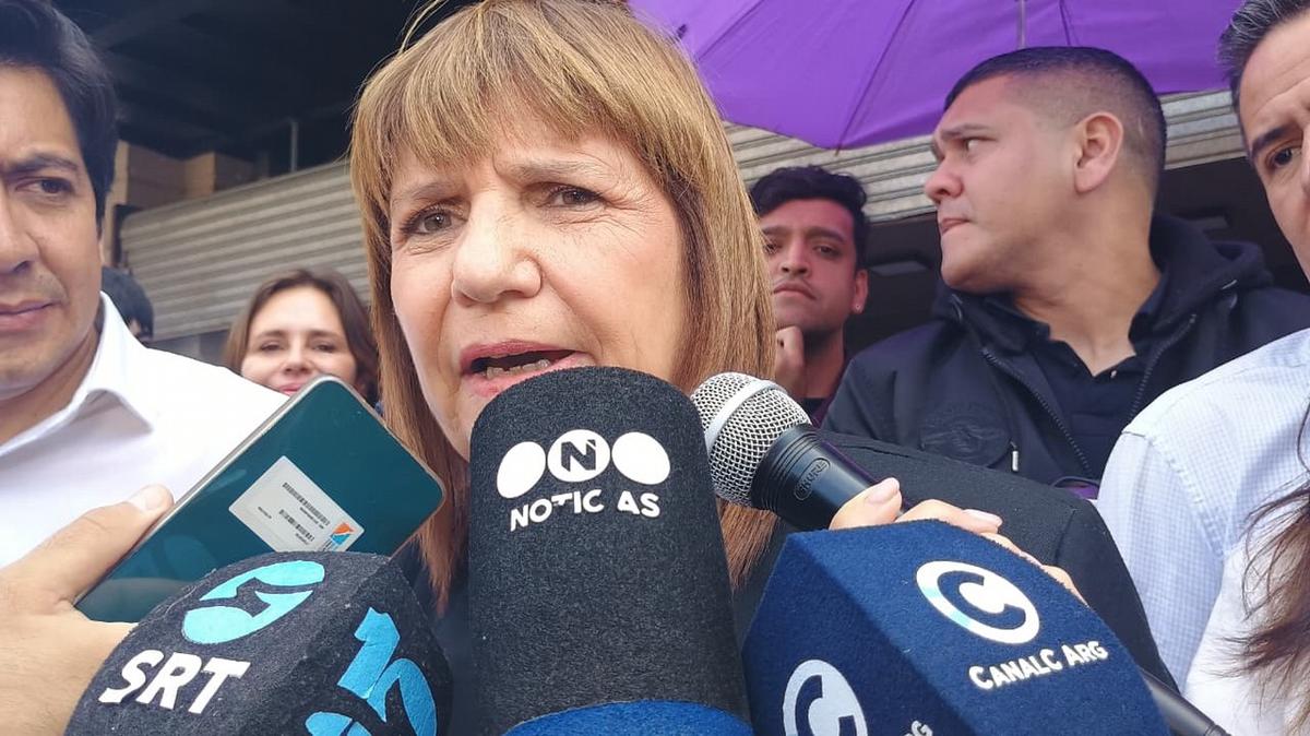 Patricia Bullrich visitó Córdoba este lunes.