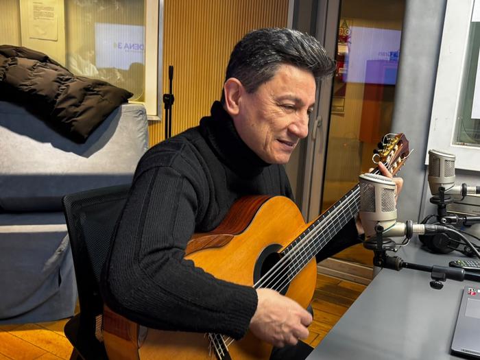 Walter Carabajal trajo lo mejor del folclore a los estudios de Cadena 3
