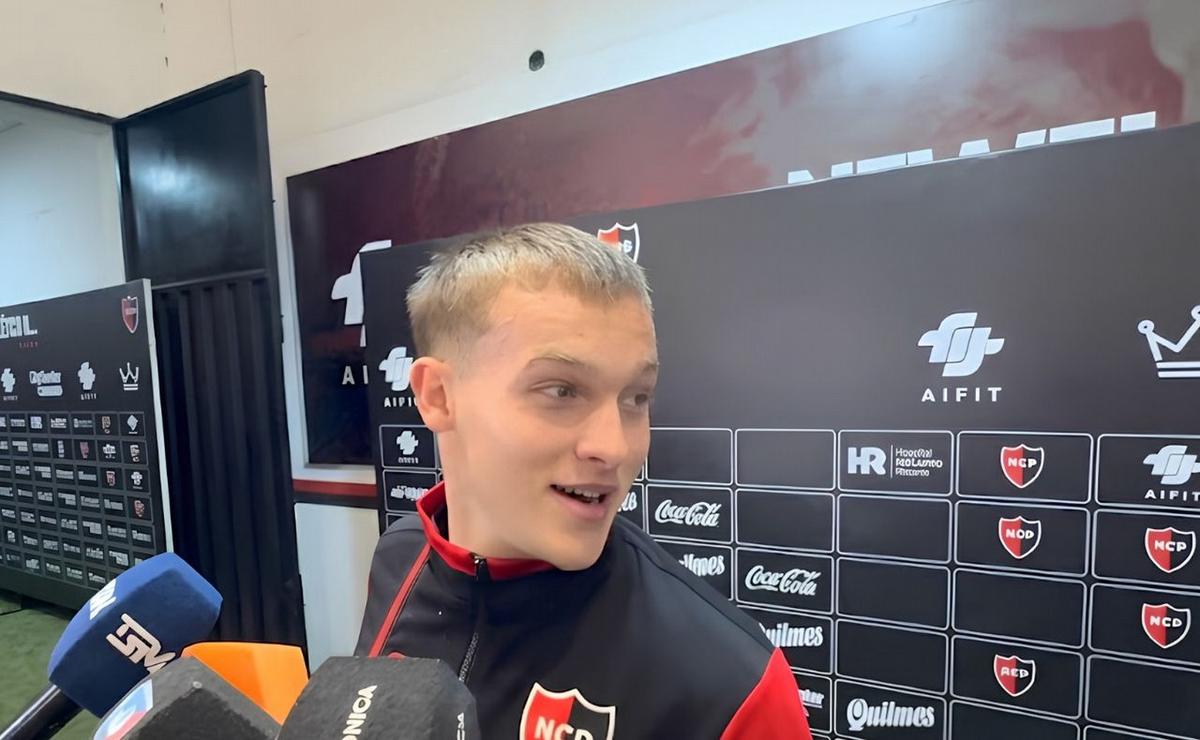 Luca Regiardo, jugador de Newell's.