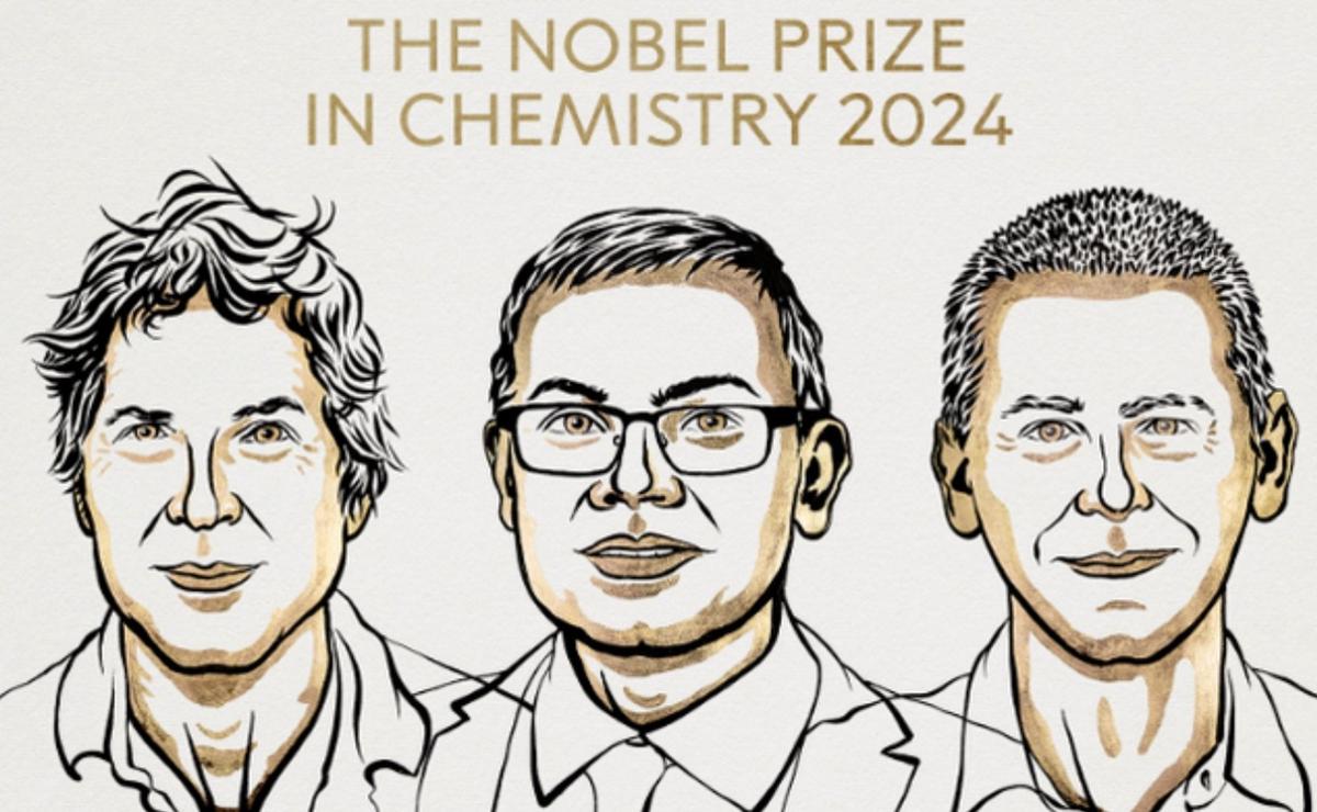 FOTO:  Nobel de Química a David Baker, Demis Hassabis y John Jumper.