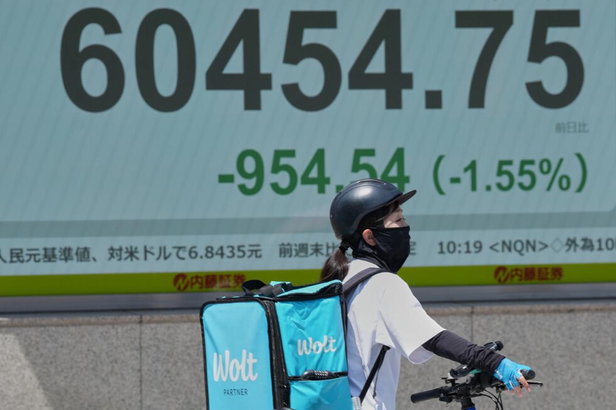 Bolsas asiáticas cotizan mixtas y el Kospi cae casi 4% mientras el petróleo continúa oscilando