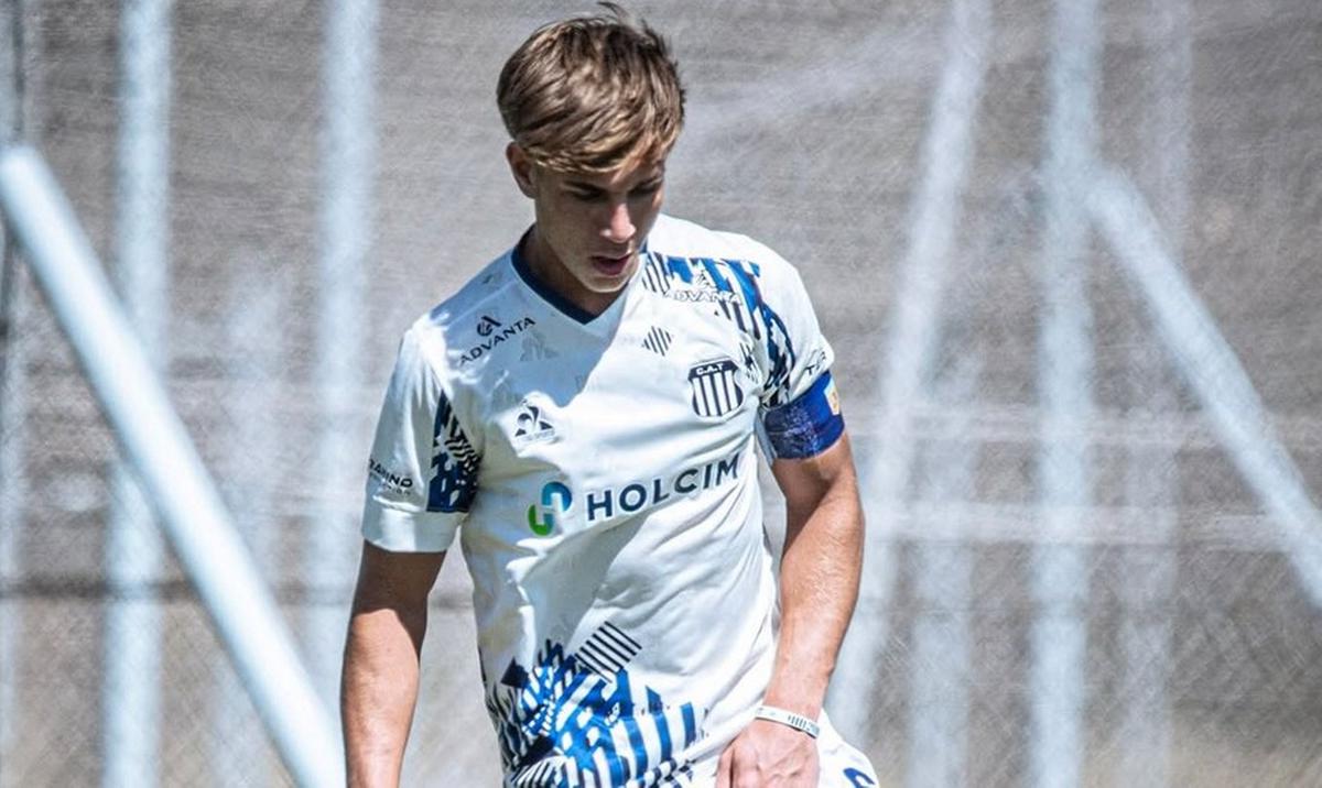 Alejo Malatini, uno de los juveniles albiazules citados (Foto: @alejo.malatini)
