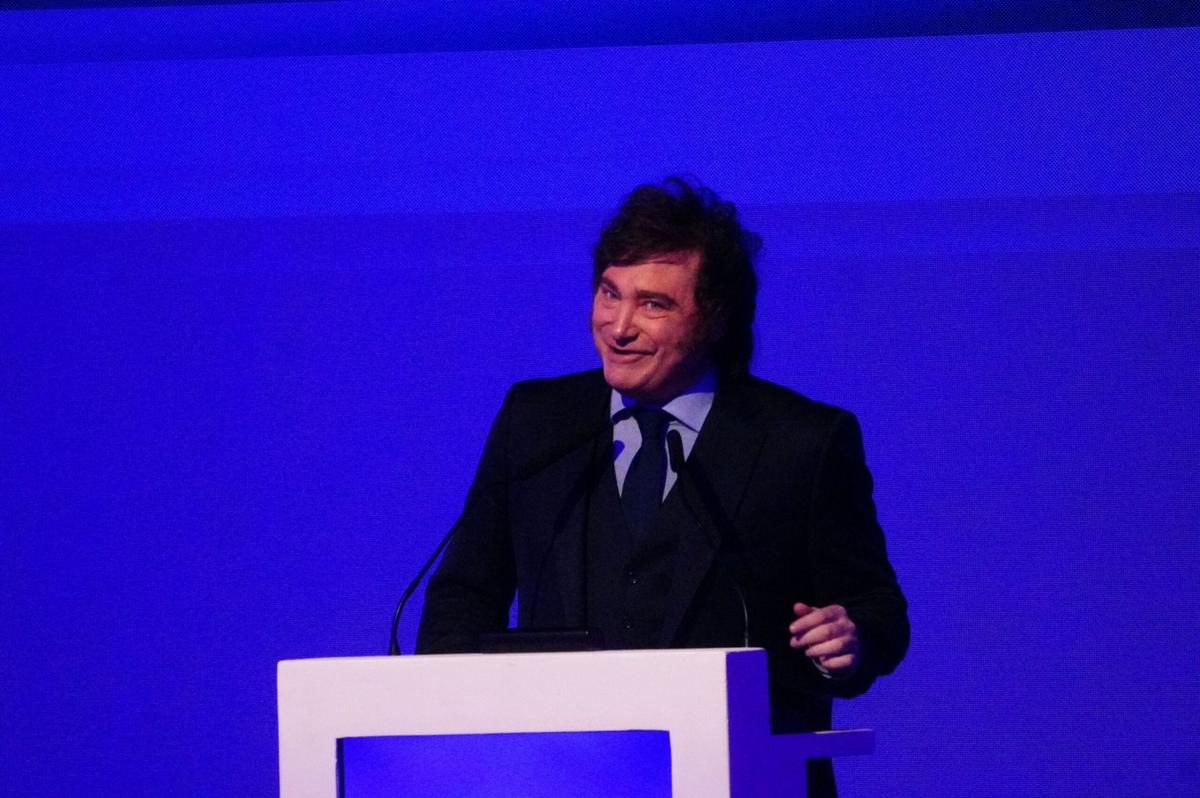 Javier Milei en la cumbre internacional 