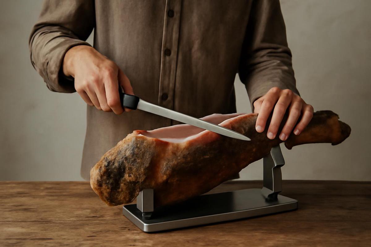 Elige el mejor cuchillo jamonero para disfrutar del jamón en casa