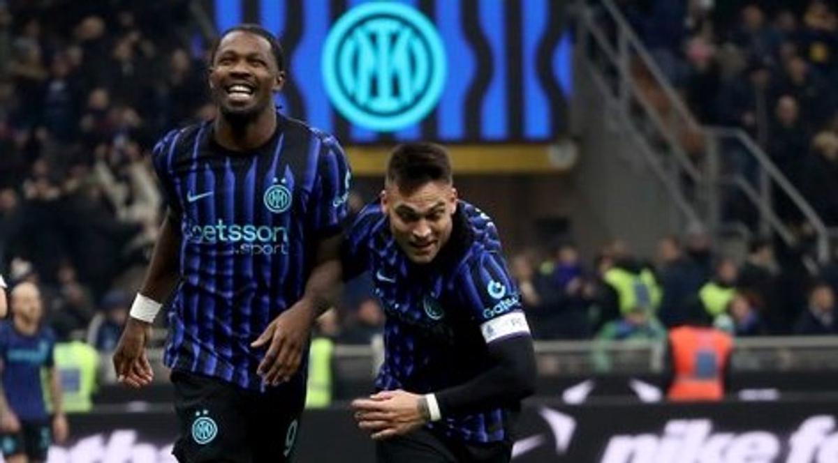 Thuram y Lautaro anotaron en la goleada de Inter.