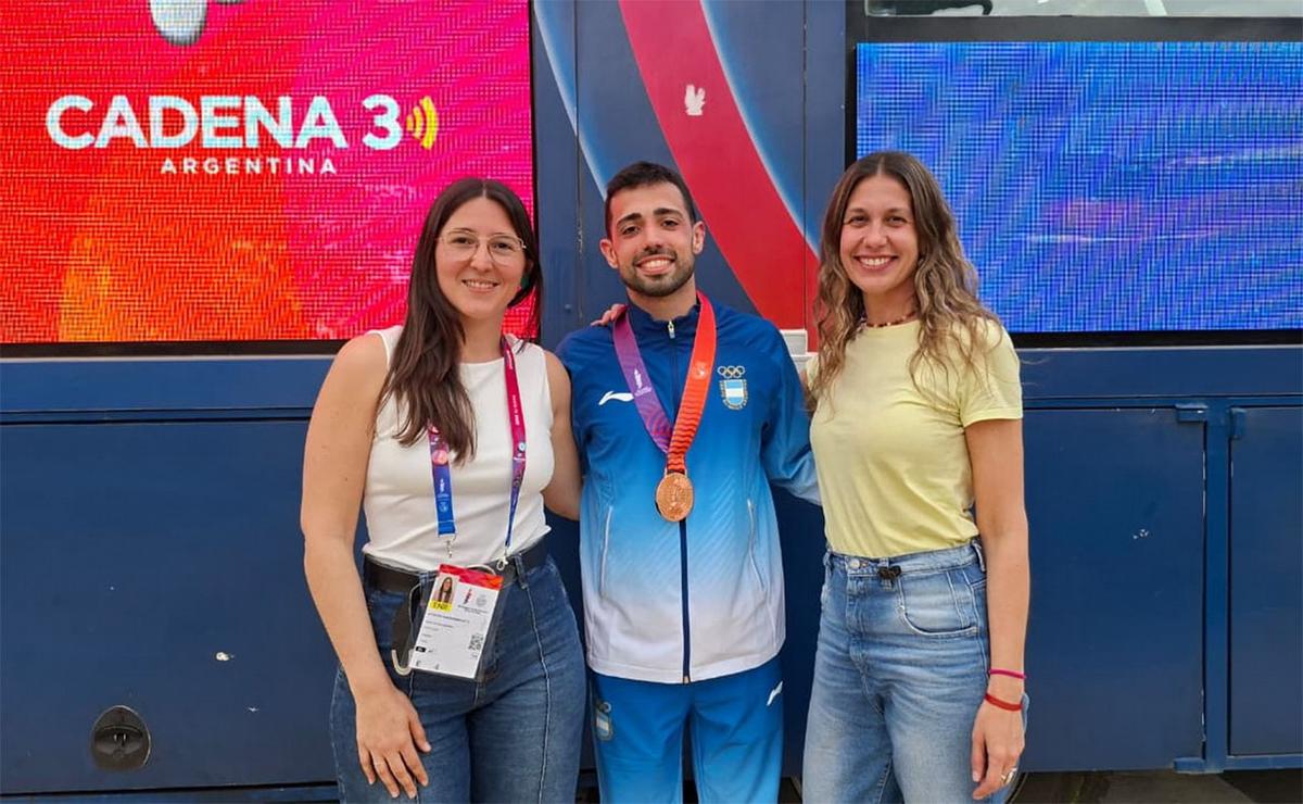 Joaquín Tovagliari, medalla de bronce en los Juegos Suramericanos habló en Cadena 3.