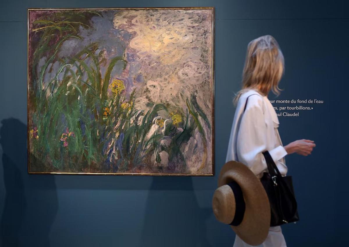 Iris, el cuadro de Monet que podría batir un récord en Francia.