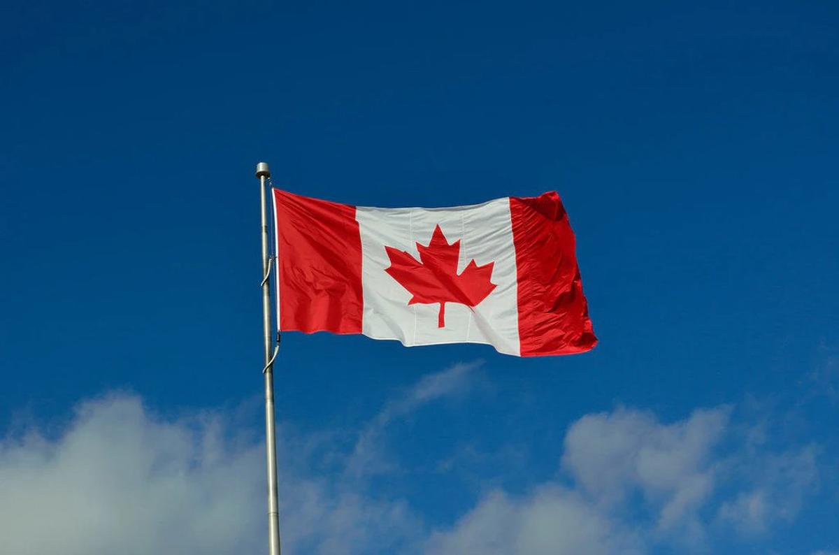 Bandera de Canadá.