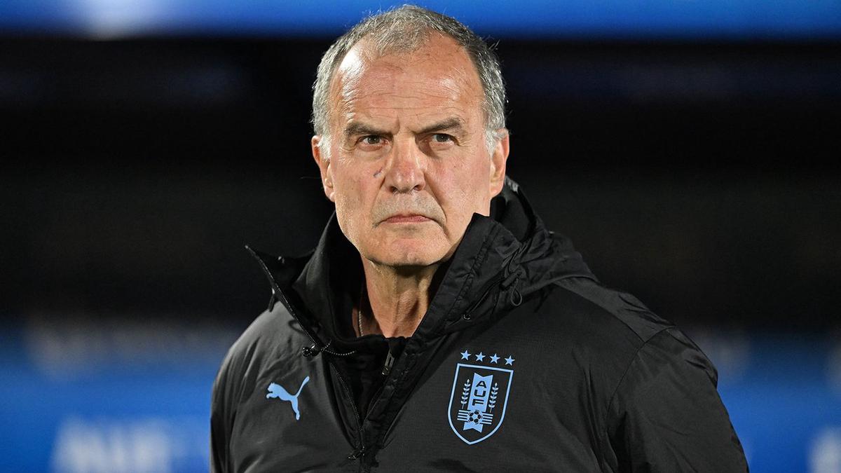 El técnico de Uruguay, Marcelo Bielsa.