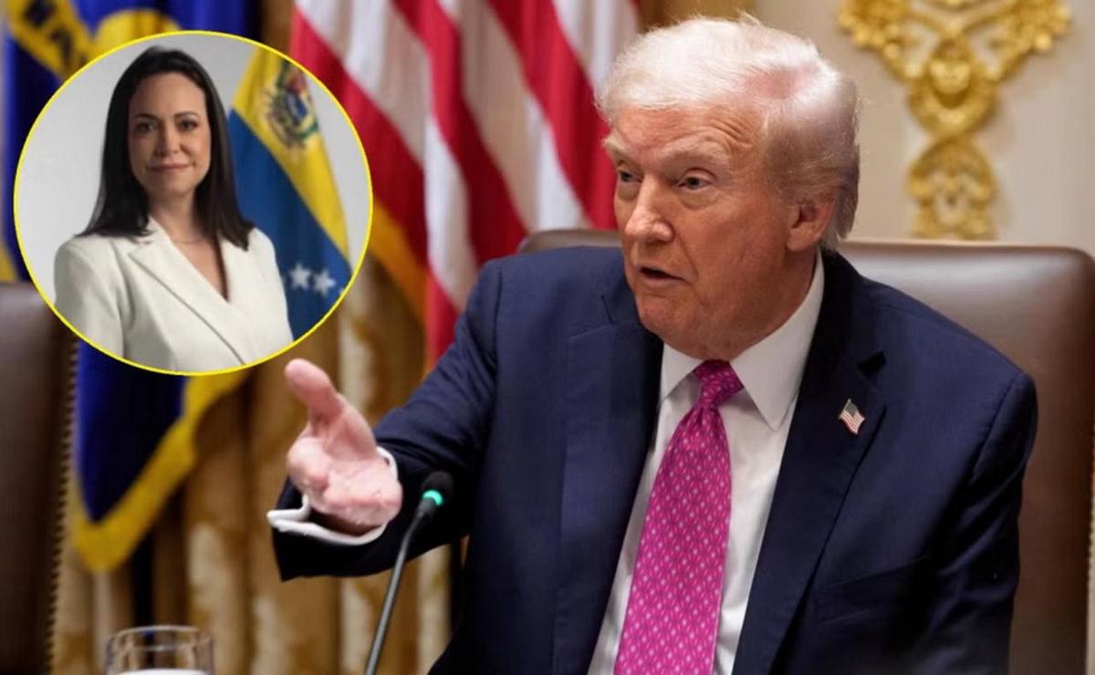 Donald Trump se refirió a Marina Corina Machado.