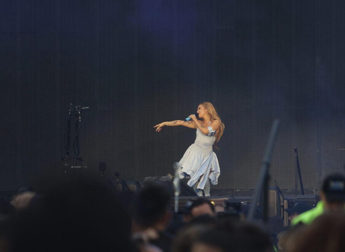 Ángela Torres, la encargada de abrir el show de Shakira en Vélez.