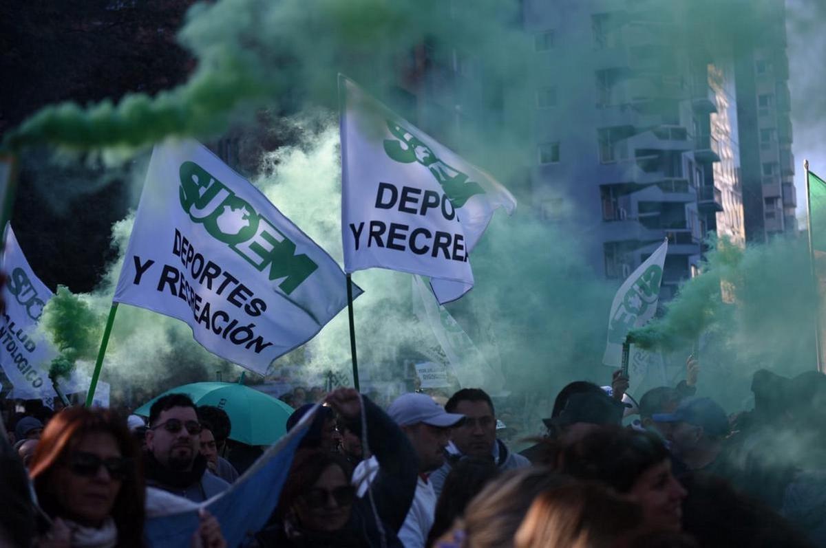 Marcha del Suoem por las calles de Córdoba. (Foto: archivo/Suoem)