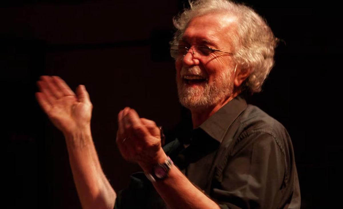 Ernesto Acher, uno de los pioneros de Les Luthiers. Foto: Agencia NA.