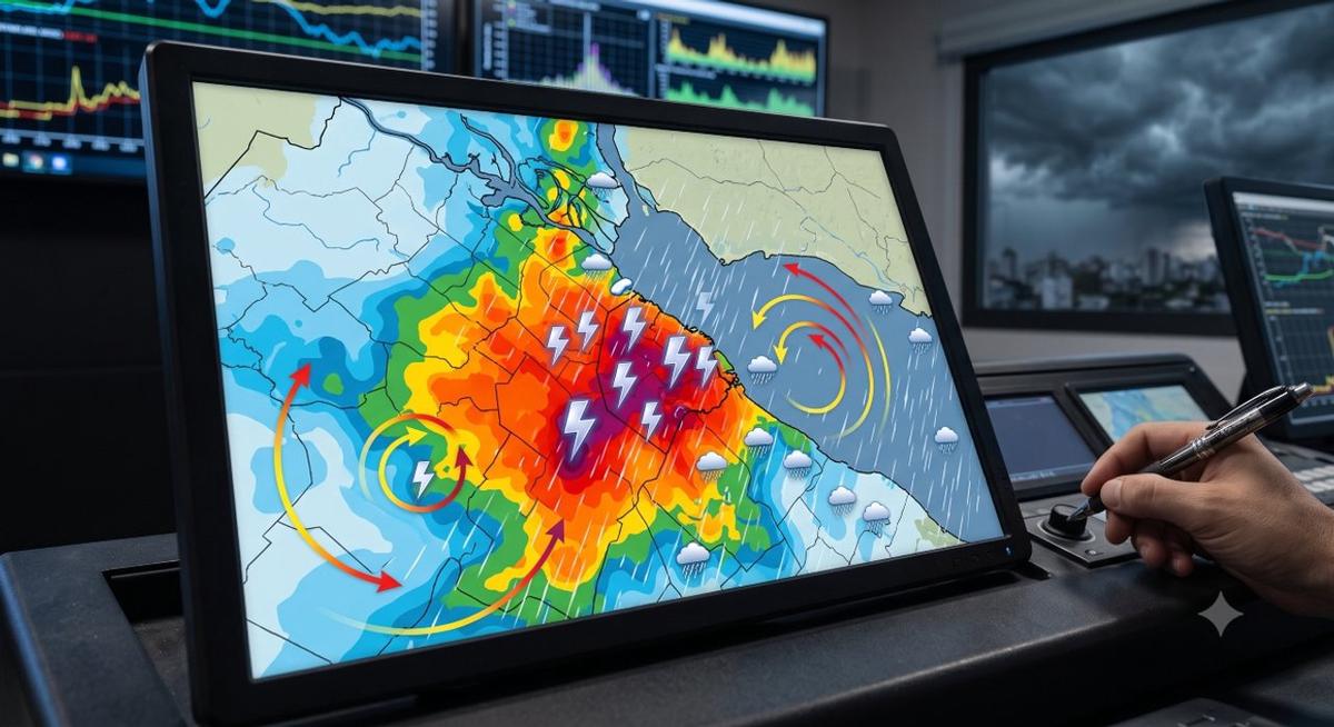 Alerta naranja por tormentas en Buenos Aires: clima inestable y lluvias este 31 de julio
