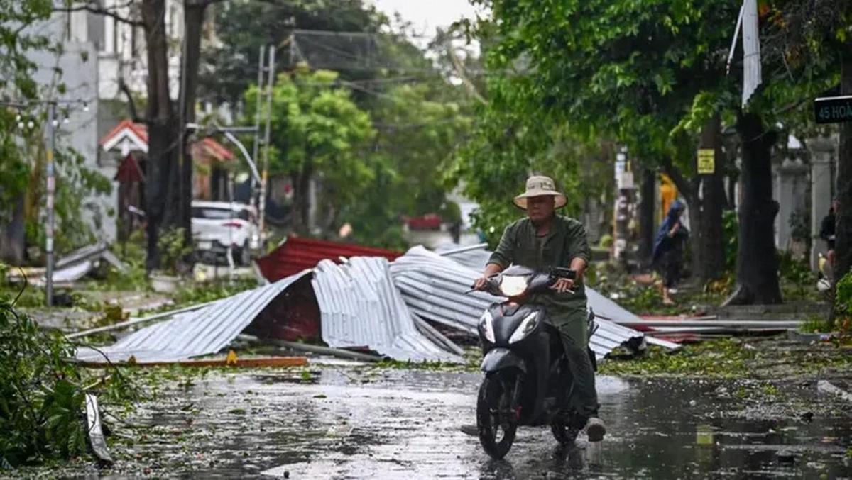 FOTO: El Supertifón Yagi causó devastación en Vietnam: 82 muertos y 64 desaparecidos