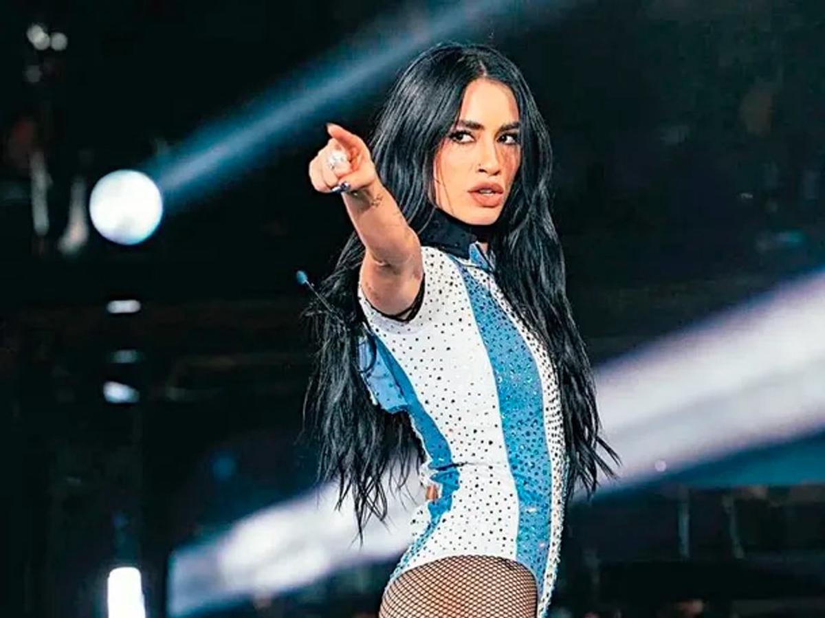 Lali durante un show. Foto: Agencia NA. (Redes sociales)