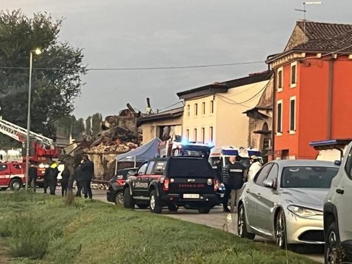 Explosión en el norte de Italia.