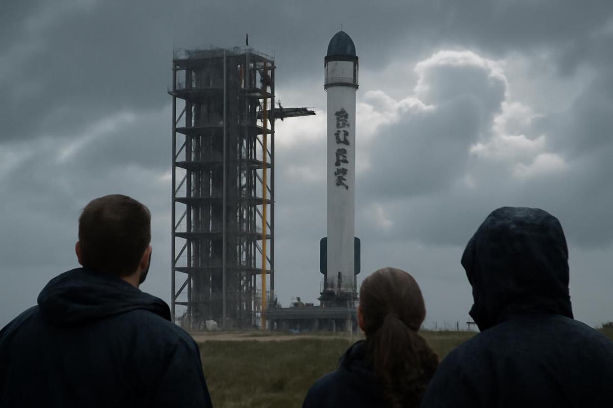 Lanzamiento del cohete New Glenn de Blue Origin