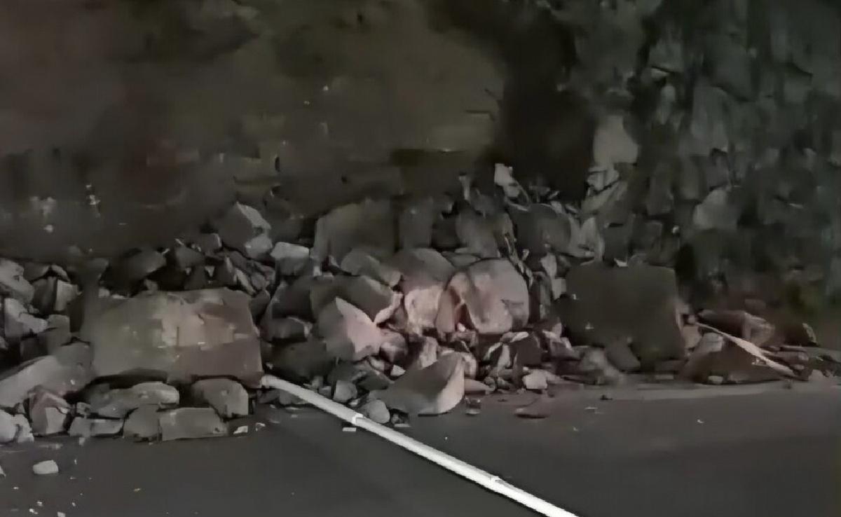 Desmoronamiento en La Pampa, Córdoba.