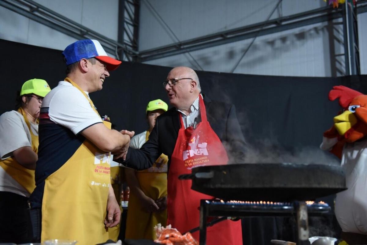 El intendente Marcelo Cerutti, durante el acto de lanzamiento