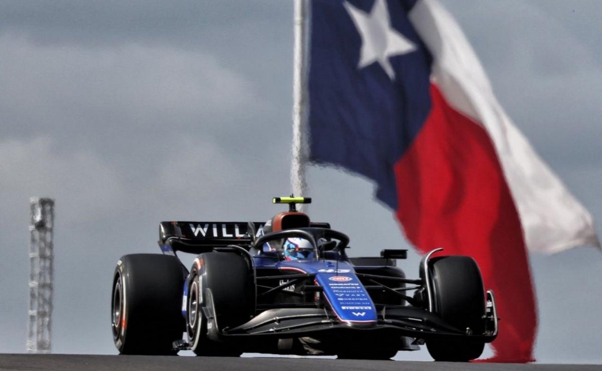 FOTO: El Williams de Franco Colapinto se luce en Austin. (Foto: Williams). 