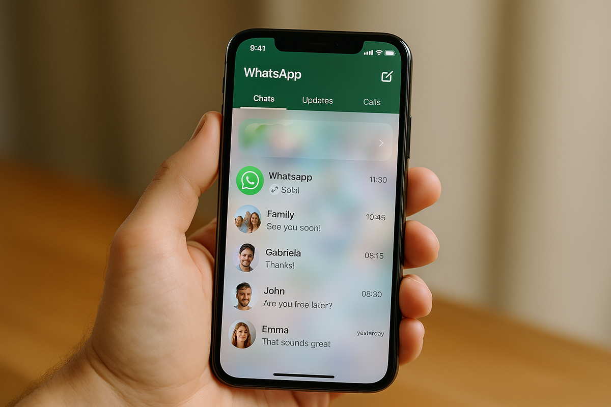 Nuevo diseño Liquid Glass de WhatsApp que mejora la experiencia visual