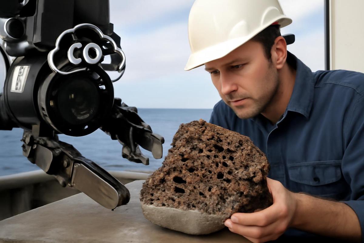 Esponja de CO2 bajo el océano