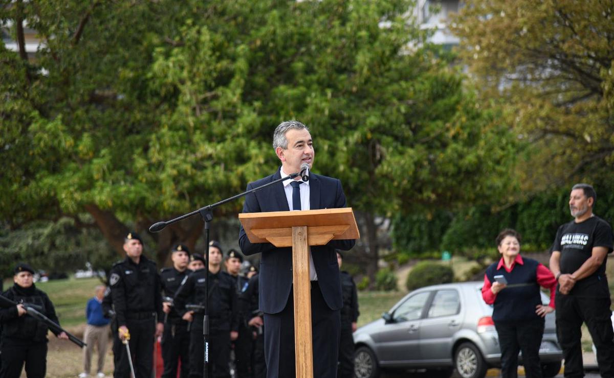 FOTO: El intendente de Rosario, Pablo Javkin, encabezó el acto.