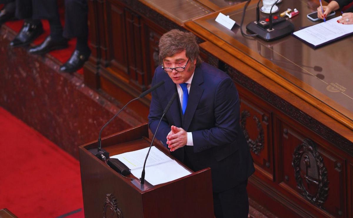 El presidente Javier Milei.