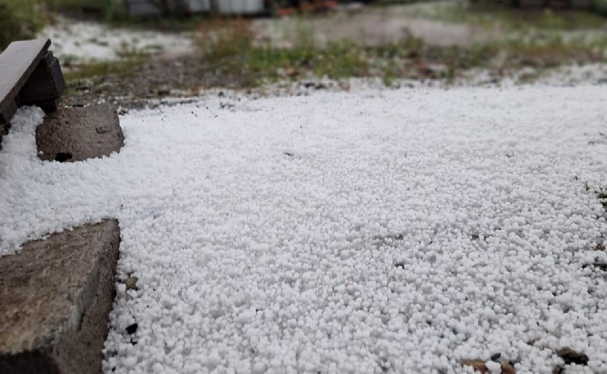 FOTO: Fuerte temporal azotó a Bariloche este lunes.