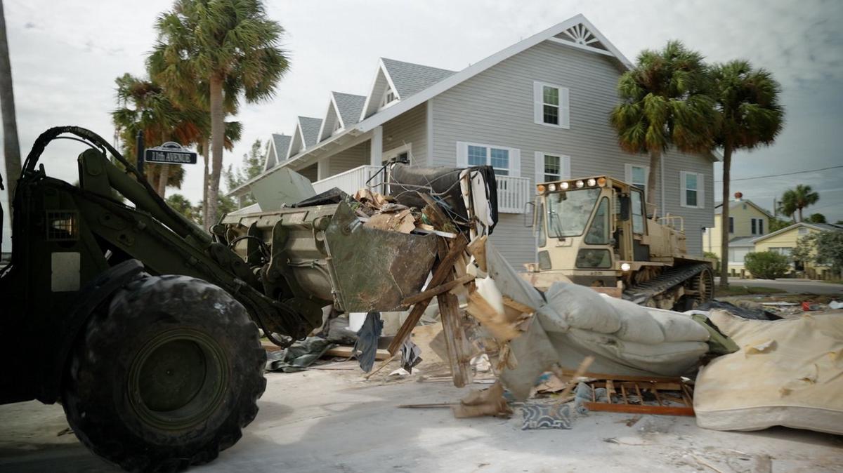 FOTO: Los desastres provocados por un huracán en Florida.