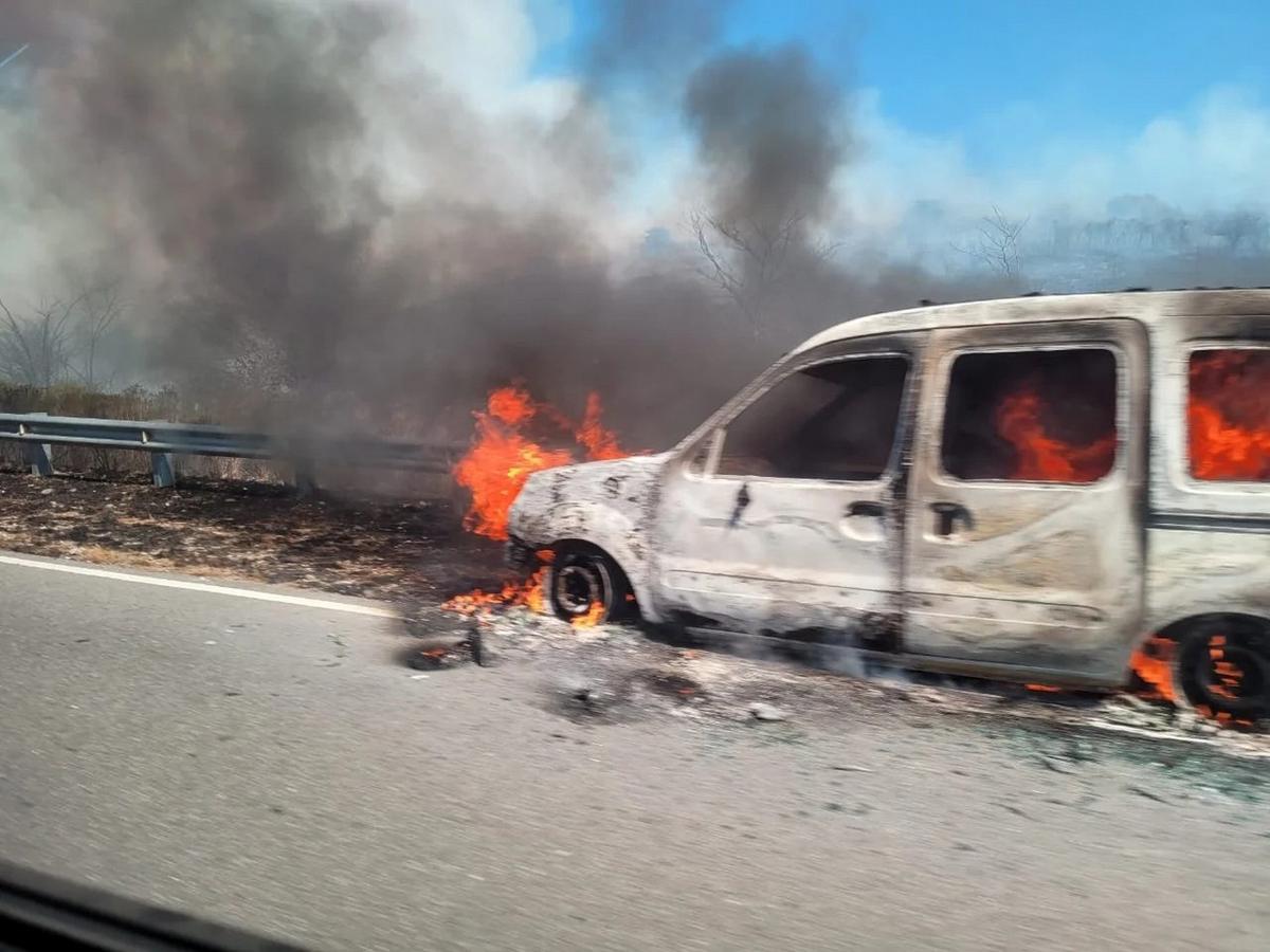 FOTO: Incendio en Bosque Alegre (Foto: Alta Info)